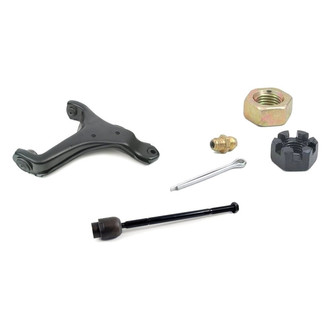 Mevotech® - Supreme™ Front Driver Side Lower Control Arm and Tie Rod End Kit