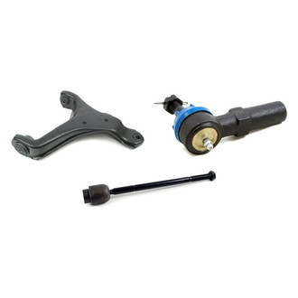 Mevotech® - Supreme™ Front Driver Side Lower Control Arm and Tie Rod End Kit