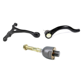 Mevotech® - Supreme™ Front Driver Side Lower Control Arm and Tie Rod End Kit