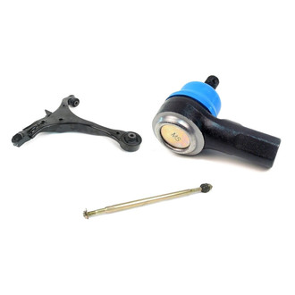 Mevotech® - Supreme™ Front Driver Side Lower Control Arm and Tie Rod End Kit