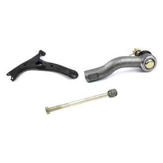 Mevotech® - Supreme™ Front Driver Side Lower Control Arm and Tie Rod End Kit