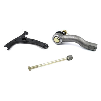 Mevotech® - Supreme™ Front Driver Side Lower Control Arm and Tie Rod End Kit
