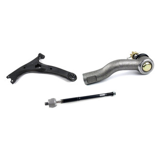 Mevotech® - Supreme™ Front Driver Side Lower Control Arm and Tie Rod End Kit