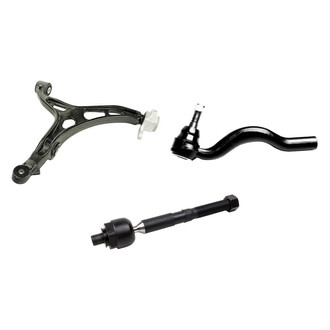 Mevotech® - Supreme™ Front Driver Side Lower Control Arm and Tie Rod End Kit