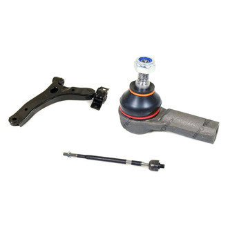 Mevotech® - Supreme™ Front Driver Side Lower Control Arm and Tie Rod End Kit