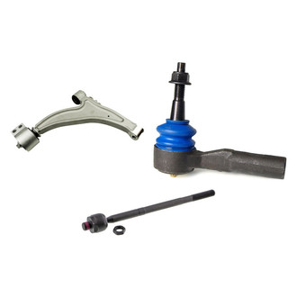 Mevotech® - Supreme™ Front Driver Side Lower Control Arm and Tie Rod End Kit