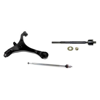 Mevotech® - Supreme™ Front Driver Side Lower Control Arm and Tie Rod End Kit