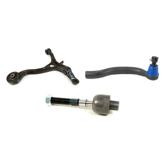 Mevotech® - Supreme™ Front Driver Side Lower Control Arm and Tie Rod End Kit