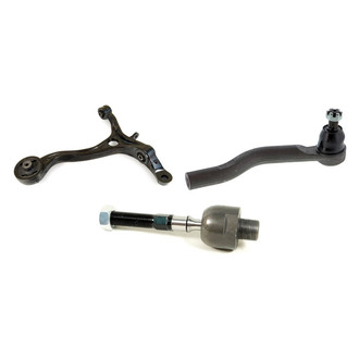 Mevotech® - Supreme™ Front Driver Side Lower Control Arm and Tie Rod End Kit