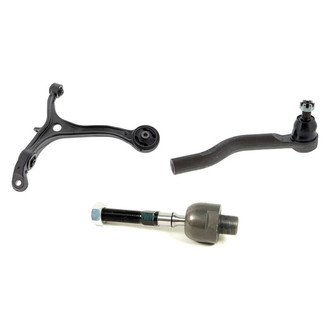 Mevotech® - Supreme™ Front Driver Side Lower Control Arm and Tie Rod End Kit