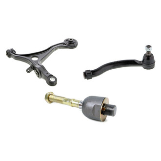 Mevotech® - Supreme™ Front Driver Side Lower Control Arm and Tie Rod End Kit