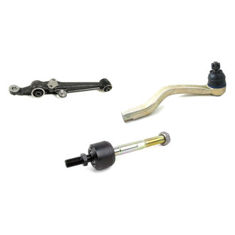 Mevotech® - Supreme™ Front Driver Side Lower Control Arm and Tie Rod End Kit