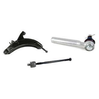 Mevotech® - Supreme™ Front Driver Side Lower Control Arm and Tie Rod End Kit