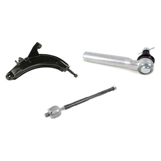 Mevotech® - Supreme™ Front Driver Side Lower Control Arm and Tie Rod End Kit