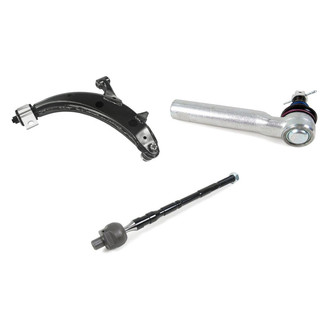 Mevotech® - Supreme™ Front Driver Side Lower Control Arm and Tie Rod End Kit