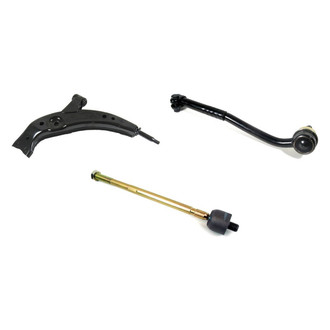 Mevotech® - Supreme™ Front Driver Side Lower Control Arm and Tie Rod End Kit