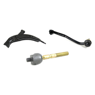 Mevotech® - Supreme™ Front Driver Side Lower Control Arm and Tie Rod End Kit