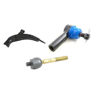 Mevotech® - Supreme™ Front Driver Side Lower Control Arm and Tie Rod End Kit