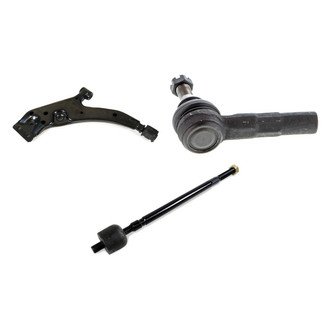 Mevotech® - Supreme™ Front Driver Side Lower Control Arm and Tie Rod End Kit