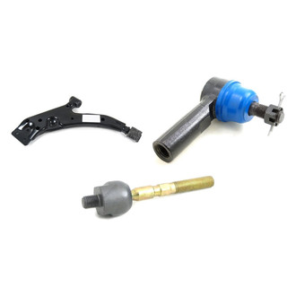 Mevotech® - Supreme™ Front Driver Side Lower Control Arm and Tie Rod End Kit