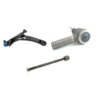 Mevotech® - Supreme™ Front Driver Side Lower Control Arm and Tie Rod End Kit