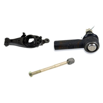 Mevotech® - Supreme™ Front Driver Side Lower Control Arm and Tie Rod End Kit