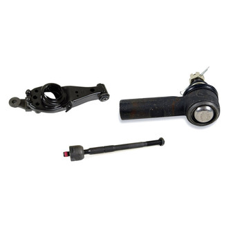 Mevotech® - Supreme™ Front Driver Side Lower Control Arm and Tie Rod End Kit