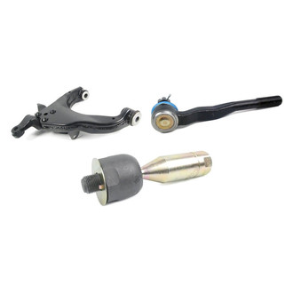 Mevotech® - Supreme™ Front Driver Side Lower Control Arm and Tie Rod End Kit