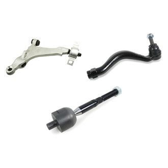 Mevotech® - Supreme™ Front Driver Side Lower Control Arm and Tie Rod End Kit