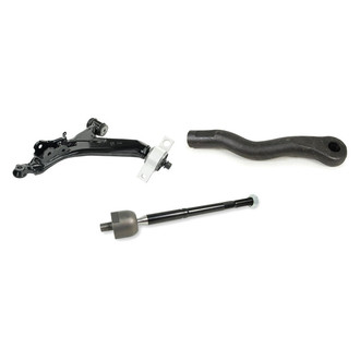 Mevotech® - Supreme™ Front Driver Side Lower Control Arm and Tie Rod End Kit