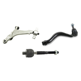 Mevotech® - Supreme™ Front Driver Side Lower Control Arm and Tie Rod End Kit