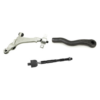 Mevotech® - Supreme™ Front Driver Side Lower Control Arm and Tie Rod End Kit