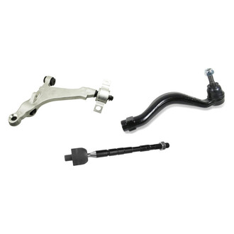 Mevotech® - Supreme™ Front Driver Side Lower Control Arm and Tie Rod End Kit