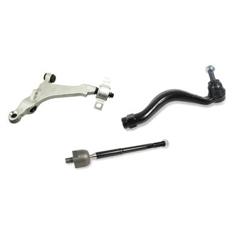 Mevotech® - Supreme™ Front Driver Side Lower Control Arm and Tie Rod End Kit