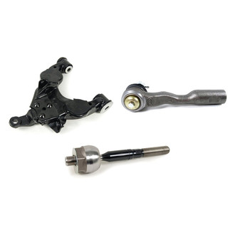 Mevotech® - Supreme™ Front Driver Side Lower Control Arm and Tie Rod End Kit