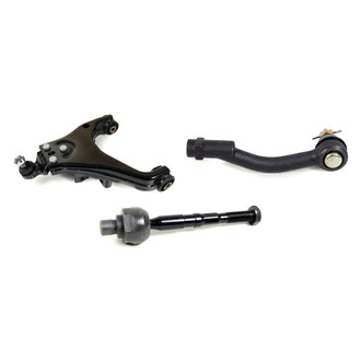 Mevotech® - Supreme™ Front Driver Side Lower Control Arm and Tie Rod End Kit