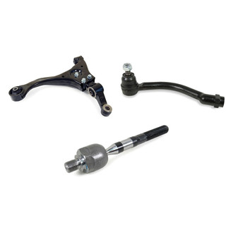 Mevotech® - Supreme™ Front Driver Side Lower Control Arm and Tie Rod End Kit