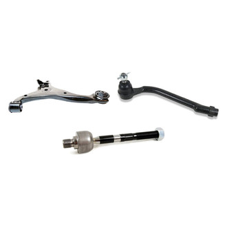 Mevotech® - Supreme™ Front Driver Side Lower Control Arm and Tie Rod End Kit