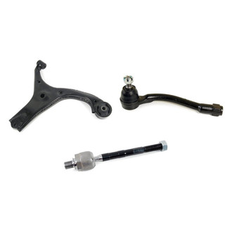 Mevotech® - Supreme™ Front Driver Side Lower Control Arm and Tie Rod End Kit