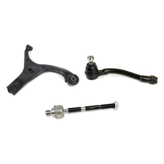 Mevotech® - Supreme™ Front Driver Side Lower Control Arm and Tie Rod End Kit