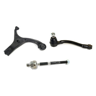 Mevotech® - Supreme™ Front Driver Side Lower Control Arm and Tie Rod End Kit