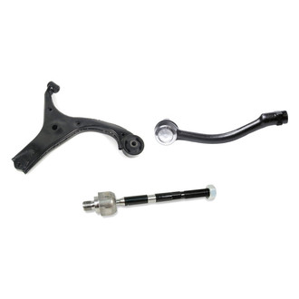 Mevotech® - Supreme™ Front Driver Side Lower Control Arm and Tie Rod End Kit