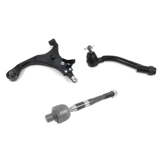 Mevotech® - Supreme™ Front Driver Side Lower Control Arm and Tie Rod End Kit
