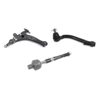 Mevotech® - Supreme™ Front Driver Side Lower Control Arm and Tie Rod End Kit