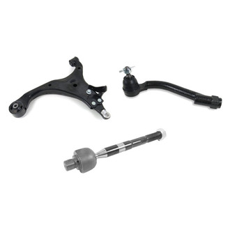 Mevotech® - Supreme™ Front Driver Side Lower Control Arm and Tie Rod End Kit