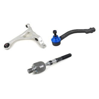 Mevotech® - Supreme™ Front Driver Side Lower Control Arm and Tie Rod End Kit