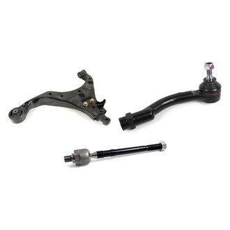 Mevotech® - Supreme™ Front Driver Side Lower Control Arm and Tie Rod End Kit