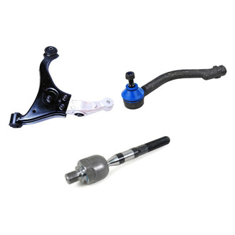 Mevotech® - Supreme™ Front Driver Side Lower Control Arm and Tie Rod End Kit