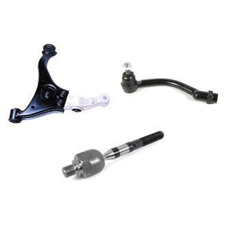 Mevotech® - Supreme™ Front Driver Side Lower Control Arm and Tie Rod End Kit