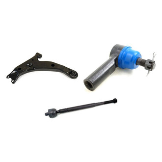 Mevotech® - Supreme™ Front Driver Side Lower Control Arm and Tie Rod End Kit